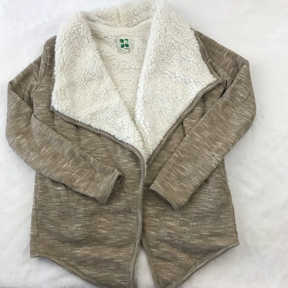 ‎GreenTea sherpa lined jacket size sm